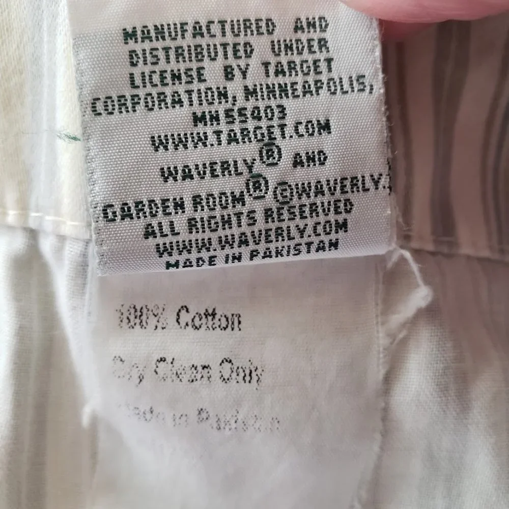 Waverly curtains cotton